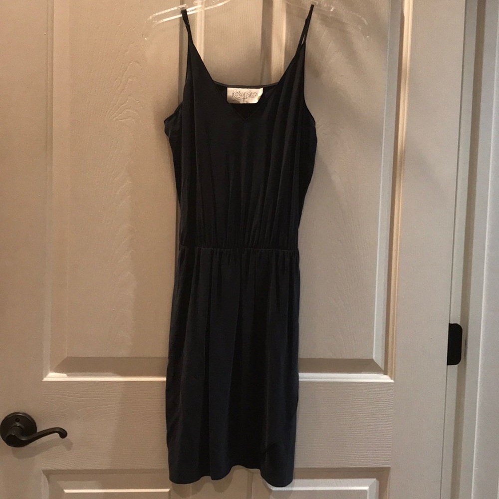 Rory Becca grey short silk dress never worn